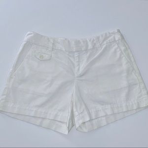 Ann Taylor Loft White Shorts Size: 0